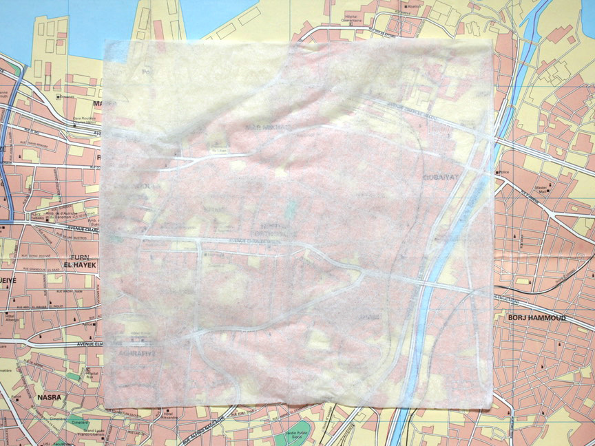 A Map of my Neighborhood Seen Through my Handkerchief